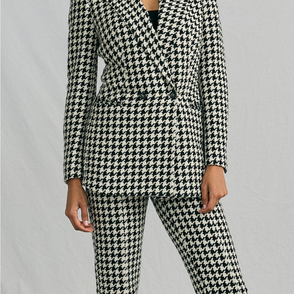 Patrizia Pepe Houndstooth Blazer